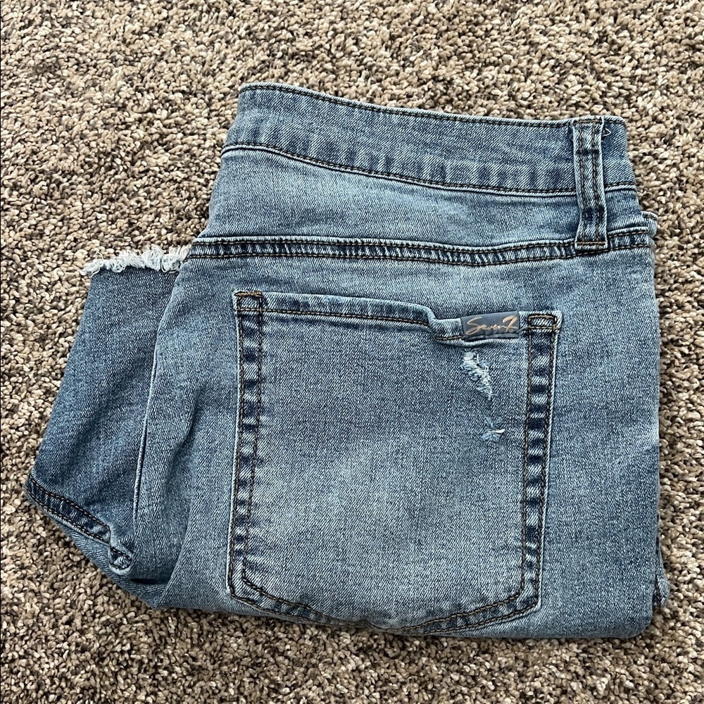 Seven Distressed Weekend Shorts Size 12